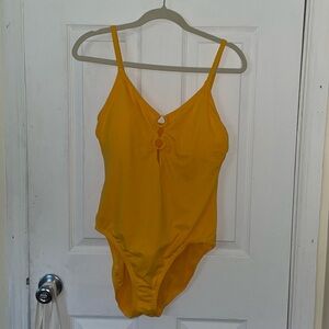 NWT Yellow One-Piece Swimsuit